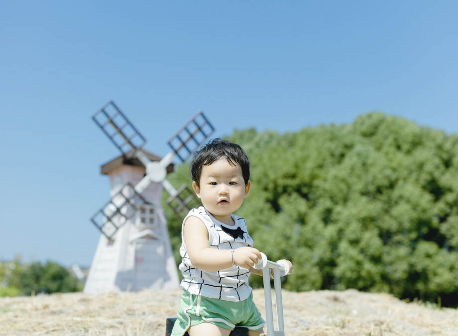 chụp ảnh thôi nôi cho bé trai