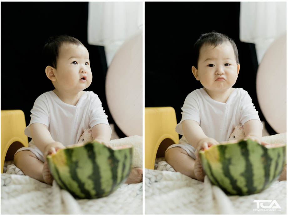 chụp hình thôi nôi cho bé trai