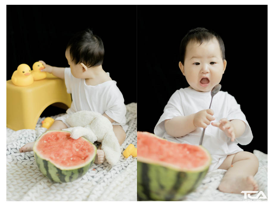 chụp hình thôi nôi cho bé trai